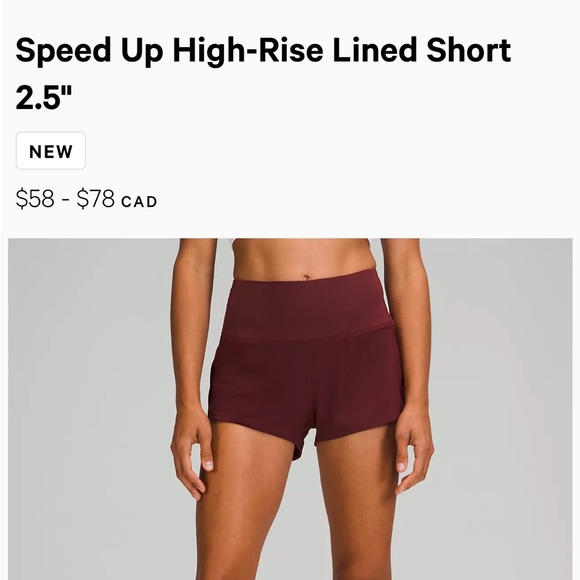 Speed up low rise short 2.5” - Picture 5 of 7